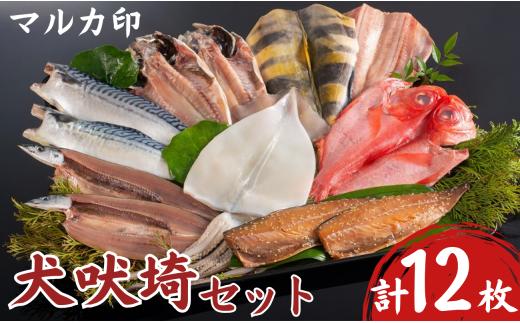 干物セット 12枚 干物 金目鯛 金目鯛開き さんま 秋刀魚 さんま開き さば 鯖 さば干物 あじ 鯵 あじ干物 ほっけ ほっけ干物 いか 一夜干し さばみりん 詰め合わせ 個包装 冷凍 食品 小分け 大容量 人気 魚 魚介 魚貝 海鮮 弁当 惣菜 おかず 贈答 贈り物 プレゼント ギフト お取り寄せ 送料無料 ふるさと納税 ふるさと納税干物 千葉県 銚子市 マルカ加藤水産 マルカ印 犬吠埼セット