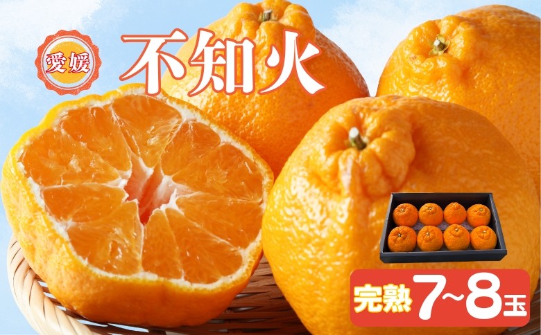 
                  【2027年先行予約】みかん 不知火 7-8玉 愛媛 先行予約 【2027年4月上旬から順次発送】 数量限定 愛媛県産 人気 柑橘 伊予市｜B551	
                