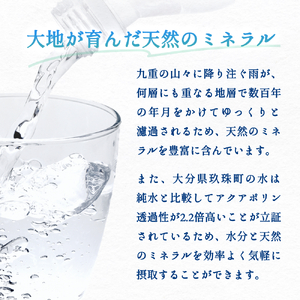 【数量限定】【3ヶ月定期便】天然 水 シリカ 525ml × 40本 ＜シリカちゃん〜玖珠の天然水〜＞ ラベルレス 天然シリカ 水 シリカ水 ミネラルウォーター 国産 保存可能 水 防災 備蓄