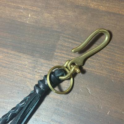 ふるさと納税 ひたちなか市 ラフテール【ウォレットロープ　四つ編みロープ50cm】ブラス　　CW-OL-ROPE-BR-50 |  | 01