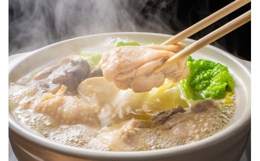 福岡限定！ はかた地どり 水炊き セット 3～4人前 鳥 肉 鶏肉 地鶏 鍋 国産