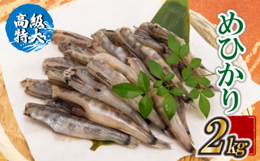 【高級】特大めひかり 2kg メヒカリ 干物 寒風 天日干し 魚 カルシウム 冷凍 産地直送 ご飯のお供 漁師 おつまみ 高知県 須崎市 TKM025
