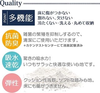 ムーミン ソフト珪藻土バスマット 約40×60cm 【シェイプス】