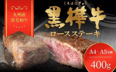 牛肉  ステーキ 黒樺牛 A4～A5等級 ロースステーキ 200g×2 計400g