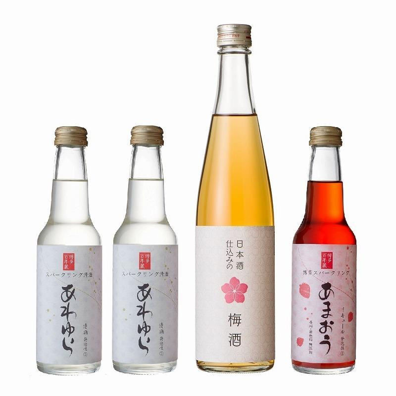 
石蔵酒造　博多のお酒・梅酒・リキュールセット
