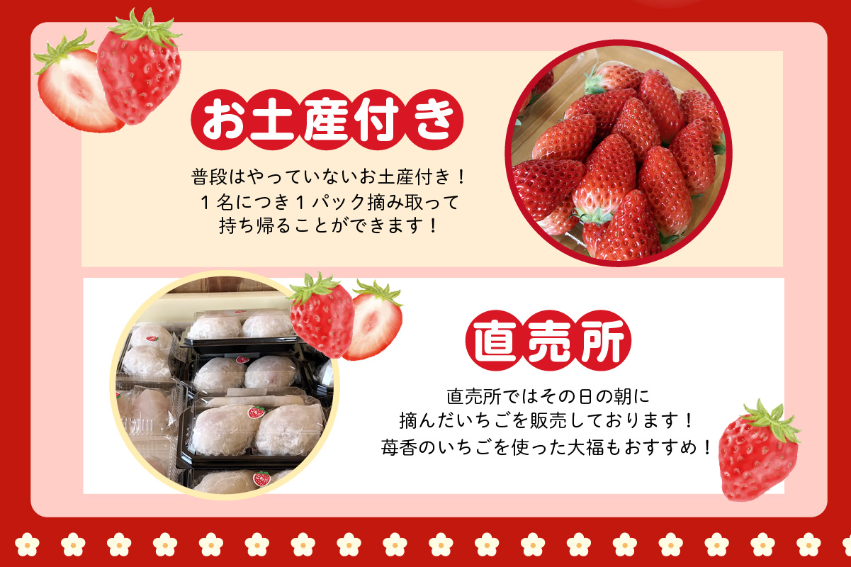 いちご狩り優待券（ペア）（3213）