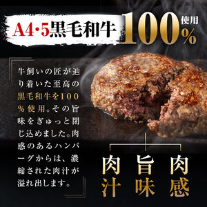 【入金確認後、2週間以内に発送】＜A4・A5等級＞鹿児島県産黒毛和牛100%使用極上ハンバーグ計300g(150g×2個) 黒毛和牛 和牛 ハンバーグ 冷凍ハンバーグ 肉 牛肉 国産 九州産 鹿児島県