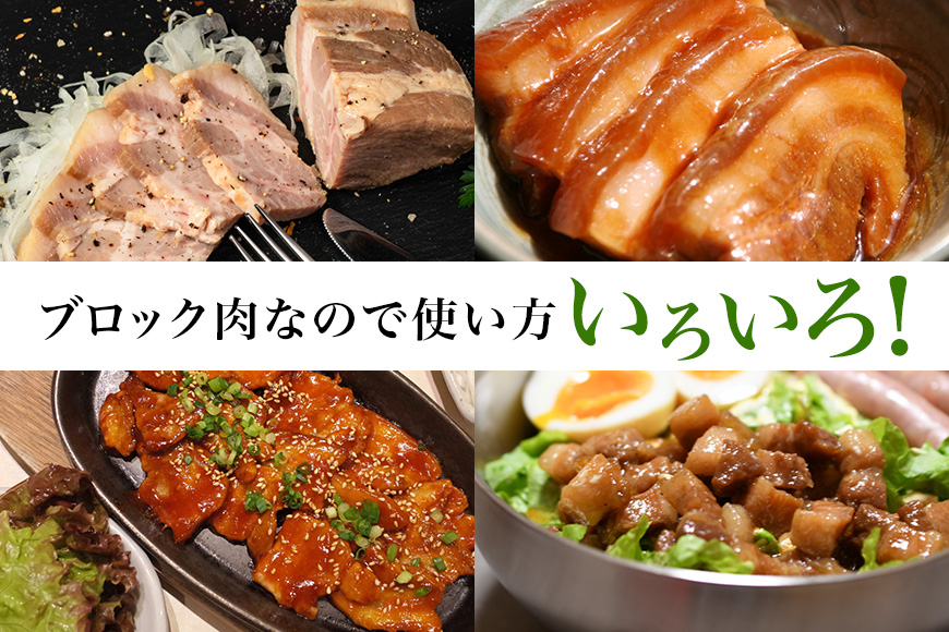 ブランド豚「ばんぶぅ」豚バラブロック1本