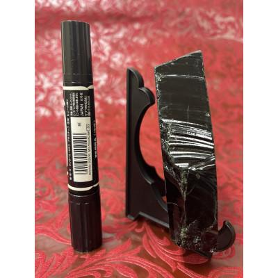 ふるさと納税 長和町 「黒耀石体験ミュージアム」オリジナル 手彫り彫刻の黒耀石の置物B フクロウ |  | 01