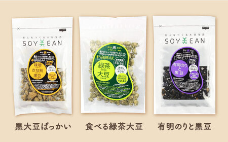 【国内線機内のおつまみに採用】SOY美EAN （ソイビーン）10袋セット [UBN005] 大豆 豆菓子 お菓子 おつまみ 美 黒豆 栄養 健康 アミノ酸 ミネラル