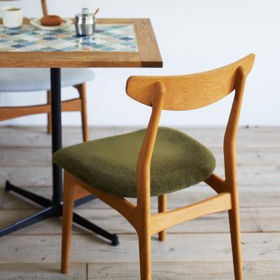 ふるさと納税 富田林市 Cordial Dining Chair BRフレーム モケット クリンプオリーブ【SWOF】 |  | 02