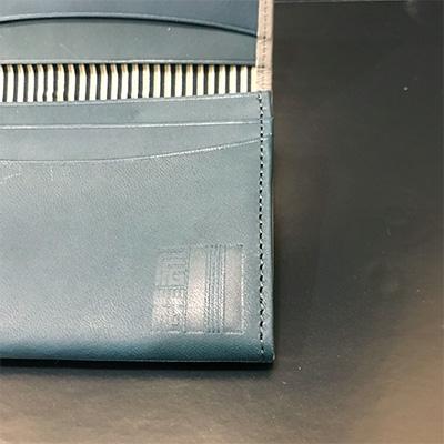 ふるさと納税 蕨市 伝統織物双子織を使用した名刺入れ(ブルーグリーン) |  | 03