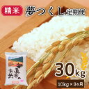 【ふるさと納税】夢つくし 精米 30kg 定期便 精米 米 お米 コメ ごはん ご飯 おこめ こめ 長期保存 備蓄 長持ち 防災 夕食 晩ごはん 地震 緊急 避難 福岡 川崎