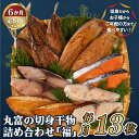 【ふるさと納税】【全6回定期便】【食べやすい切身干物】切身 干物セット 「福」 計6種13枚 いわしみりん 銀ひらすみりん 銀鮭塩干し ぶり さばみりん 赤魚みりん 冷凍 ギフト 贈答 のし お中元 お歳暮 長崎 丸富水産