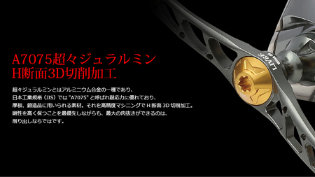 LIVRE リブレ WING 98（ダイワ タイプ）（ガンメタ×ゴールド） F24N-942[AMBB073-1]