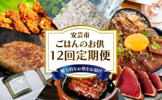 【ふるさと納税】 ご飯のお供 12回 定期便 高知 しらす かつお 手羽中 からあげ 土佐ジロー アヒージョ うなぎ 漬け丼 海鮮丼 まぐろ まぐろ丼 鉄火丼 ハンバーグ 佃煮 人気 旬 手軽 便利 加工品 冷凍 新鮮 惣菜 おかず ご飯 お惣菜定期便 おかず定期便 高知県 安芸市