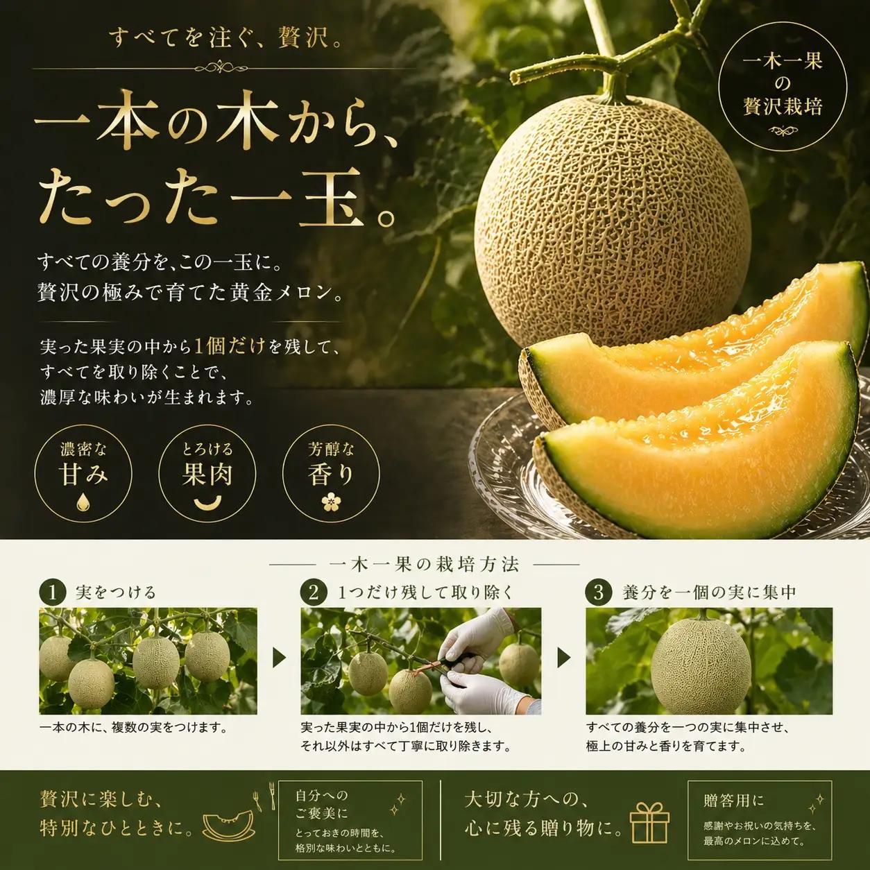 平泉黄金メロン 1玉  約1.5kg【2026年8月下旬以降より発送】【omk001-A】