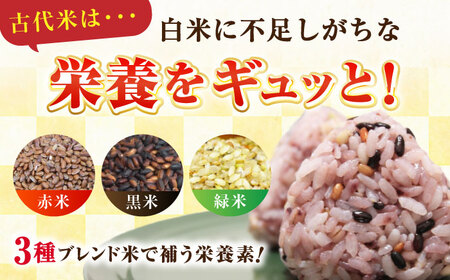 佐賀県産古代米 3色MIX 計4kg（800g×5袋） / 佐賀県 / 旬菜舎さと山 [41AABM009]