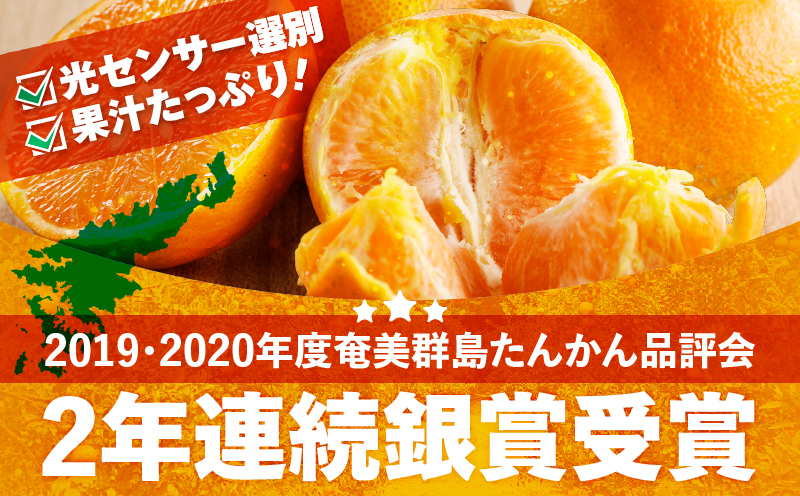 【2027年先行予約】農家直送 奄美たんかん 良品（家庭用）4kg　A067-001