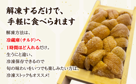 【水揚げ分のみ】北海道産天然キタムラサキウニで作った『ふり塩うに』200g【数量限定】 うに ウニ