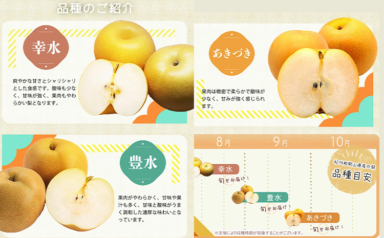 紀州和歌山県産の梨 3玉 化粧箱入 魚鶴商店《8月中旬-9月上旬出荷》和歌山県 日高川町 和歌山県産 梨 なし ナシ 贈り物 ギフト(F)