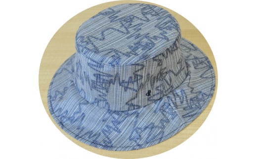 10-31-F 播州織 水汲みハット～アクア～ 【F】