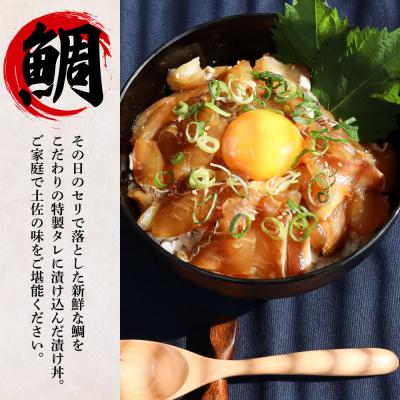 ふるさと納税 田野町 【四国一小さなまち】訳あり鯛の漬け丼&マグロのネギトロ 80g×各10P |  | 01