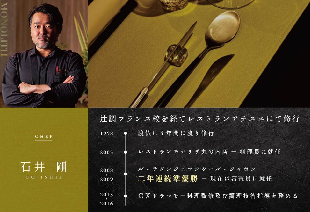【表参道 2024一つ星フレンチ】MONOLITH 「 別海町 × モノリスBコース 」 お食事券 2名様 ランチ 利用可 【CC0000014】（ 食事券 お食事券 食事 東京 東京都）