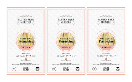 【6回定期便】 【グルテンフリー】 モチモチ平打ち麺！ 米粉フェットチーネ グルテンフリー 米粉 パスタ 岐阜市 / 小林生麺[ANGM027]