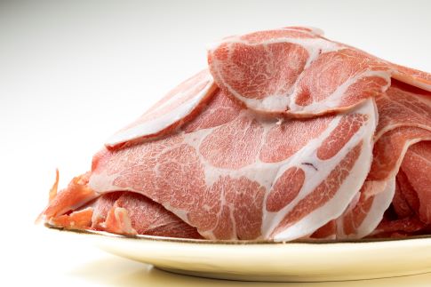 【北海道士別市】道の駅オリジナルしゃぶしゃぶ用、すき焼き用豚肩ロースセット500g×各1P