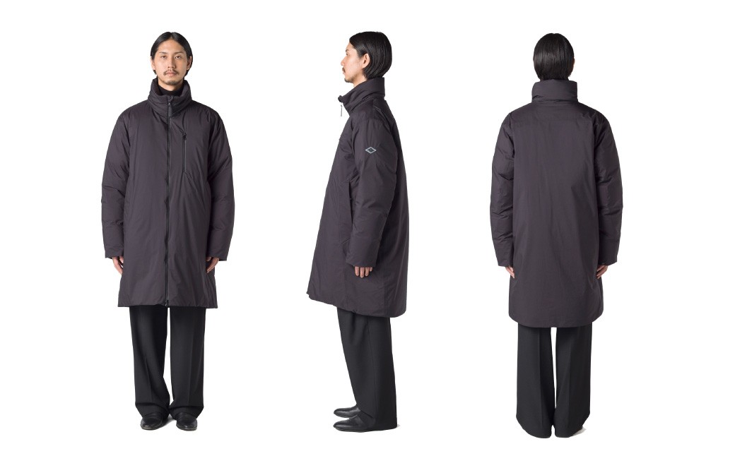 ＜UNISEX＞北海道ダウン：RETAR NUY／レタールヌイ［TANNE ／タンネ］LONG DOWN COAT［BLACK］