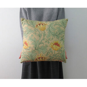 座布団カバー 55×59 アネモネ グリーン 座布団 カバー ベストオブモリス ウィリアム モリス 生地 55 59 綿100% 綿100 綿 インテリア MR-5559-A 大阪 大阪府 岸和田市