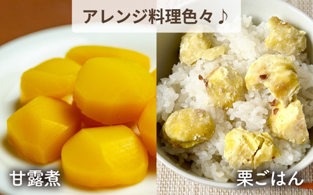 【先行予約】池田栗園の能登栗（むき栗）600g（300g × 2パック）Lサイズ以上【2025年9月下旬以降順次発送】/ 能登半島 奥能登 くり マロン 和栗 焼き栗 栗ごはん 焼き栗 国産 果物 秋