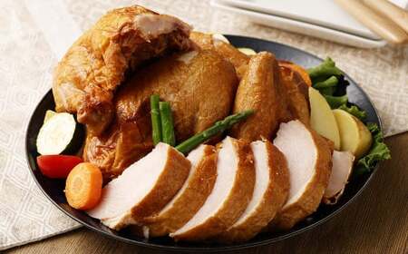 あべどり スモークチキン 1羽（約1.5kg） 【2025年11月上旬-2026年1月下旬発送予定】／若鶏 鶏肉 チキン 燻製 スモーク イベント パーティー クリスマス お取り寄せ