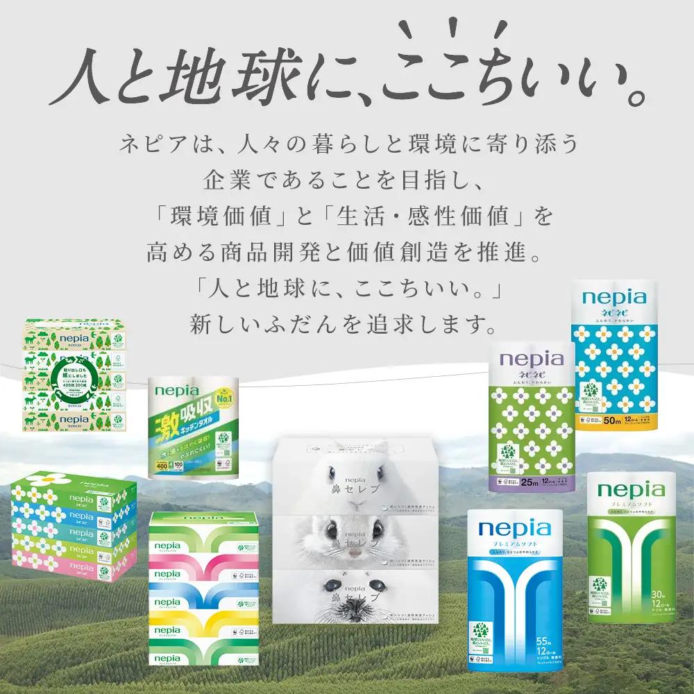 ネピア　ネピecoティシュ200組　5箱×12パック | ティッシュ ティッシュペーパー