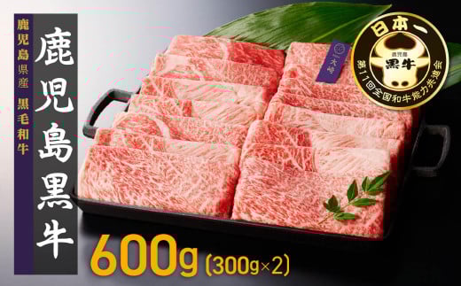 
            【D-401】鹿児島黒牛ウデスライスセット　2パック（600g）
          