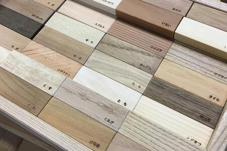 96種の 無塗装 樹種 積み木 つみき