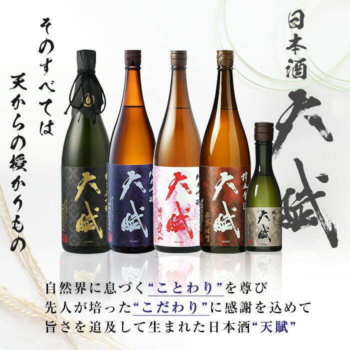 No.1306-A 天賦純米吟醸(720ml×2本)日本酒 酒 アルコール 家飲み