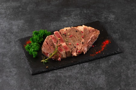 ＜BBQに！宮崎牛ワンポンドステーキ 454g＞ A4 A5 細かい肉質で柔らかく適度な霜降りの入った豪快な逸品！美味しい牛肉をご堪能下さい！【MI164-nh】【日本ハムマーケティング株式会社】