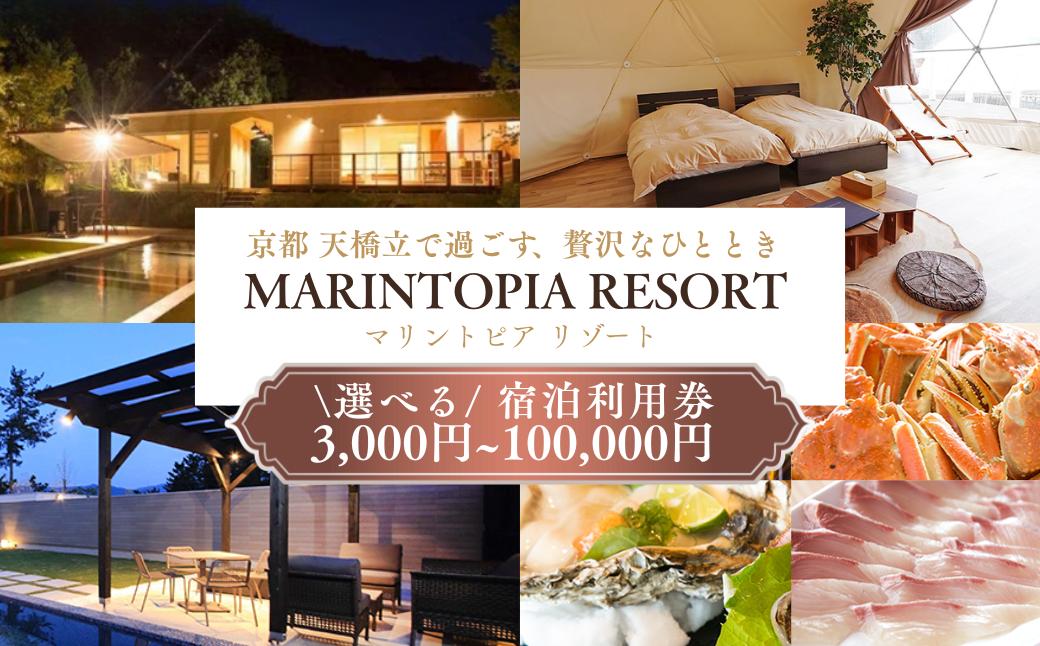 
            マリントピア リゾート 京都天橋立 宮津市内指定施設 全日可 宿泊券 3,000円 ～ 100,000円分【 グランピング & リゾート ヴィラ 】 アウトドア キャンプ 旅行 温泉[№5716-0474-01]
          