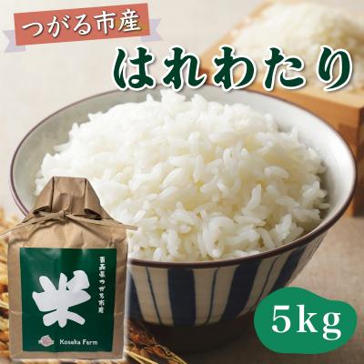 ふるさと納税 つがる市 令和7年産 つがる市産 はれわたり 白米 5kg [0932]