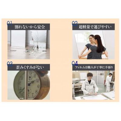 ふるさと納税 寝屋川市 リフェクスミラー姿見(フィルムミラー)　RM-40-SG(幅20cm×高さ90cm×厚み2cm) |  | 01