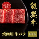 【ふるさと納税】【能登半島地震復興支援】【和牛セレブ】能登牛 牛バラ 焼肉 400g