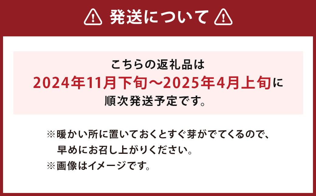 北海道 蘭越産 じゃがいも 食べ比べ5種類セット 合計約4kg （各800g）