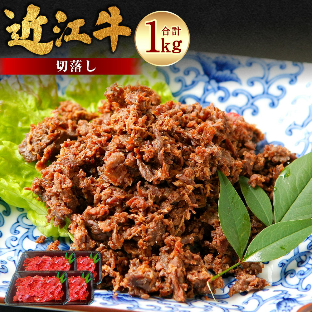 【ふるさと納税】近江牛切落し 計1kg（250g×4パック） 近江牛 ブランド牛 牛肉 お肉 切落し 切り落とし 冷凍 滋賀県産 国産 滋賀県 湖南市 送料無料