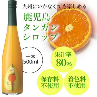 ふるさと納税 水俣市 九州を飲む! 九州果実 シロップ タンカン 500ml 1本 【福田農場】 |  | 01