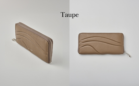 【TIDE】07/42 LONG WALLET 財布 ウォレット 牛革 レザー 東かがわ Taupe