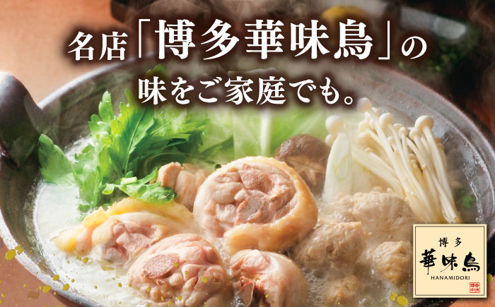 博多華味鳥 水炊き セット 3~4人前 （ちゃんぽん麺付）