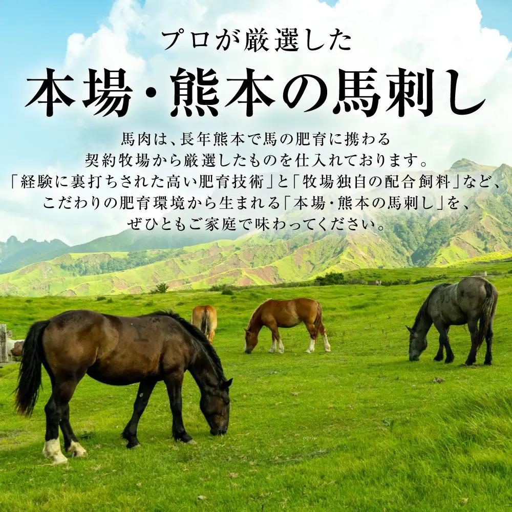馬肉 国産 馬刺し 4種 計200g （ 上赤身 、 ロース 、 中トロ 、 ユッケ 各50g ） 馬肉