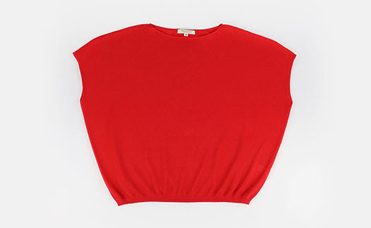 
            3Dハイゲージニット　ボートネックプルオーバー　フレンチスリーブ　和紙糸（Lサイズ）[5839-1654]
          